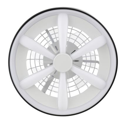 Brilliant - LED RGBW Димируем вентилатор за таван с осветление GAIANO LED/48W/230V 2700-6500K черен + дистанционно управление