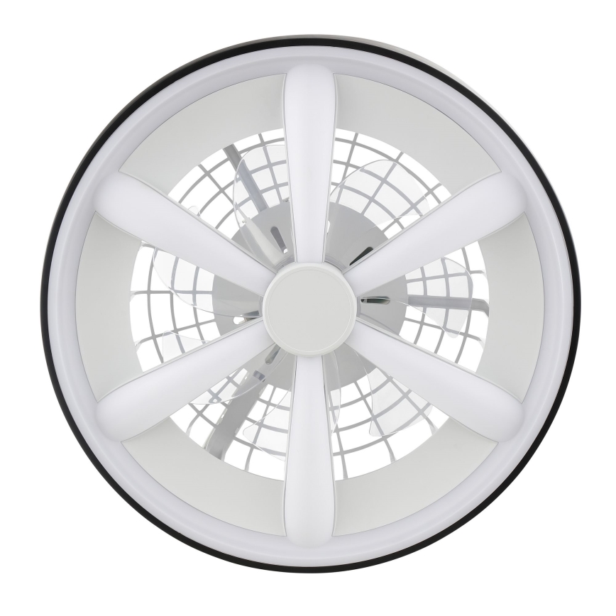 Brilliant - LED RGBW Димируем вентилатор за таван с осветление GAIANO LED/48W/230V 2700-6500K черен + дистанционно управление