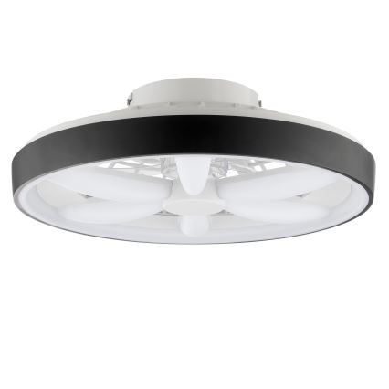 Brilliant - LED RGBW Димируем вентилатор за таван с осветление GAIANO LED/48W/230V 2700-6500K черен + дистанционно управление