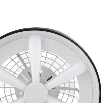 Brilliant - LED RGBW Димируем вентилатор за таван с осветление GAIANO LED/48W/230V 2700-6500K черен + дистанционно управление