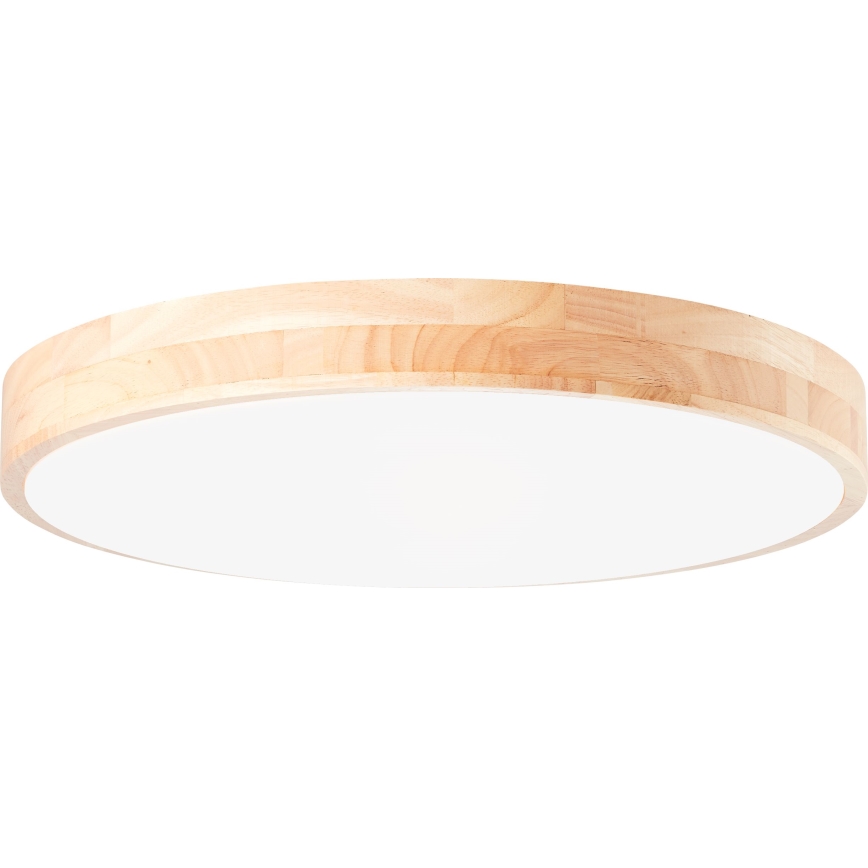 Brilliant - димируемо таванно осветително тяло SLIMLINE LED/60W/230V 3000-6500K, диам. 45 см, цвят каучуково дърво + дистанционно управление