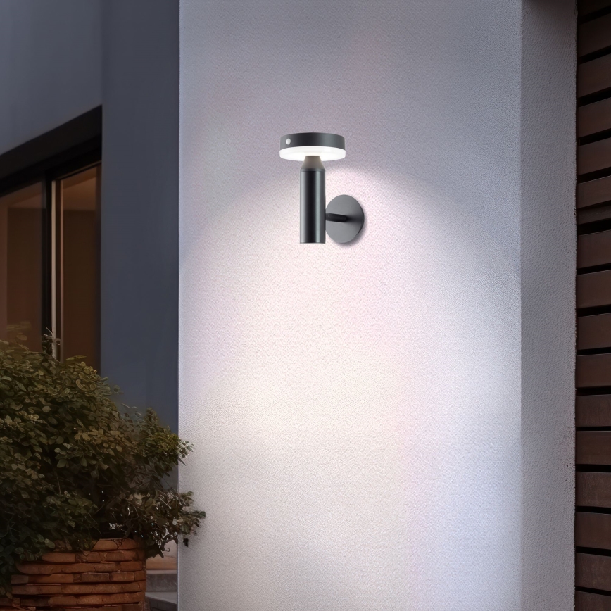 Brilliant - LED Соларен аплик със сензор MAGUA LED/4W/3,7V IP44