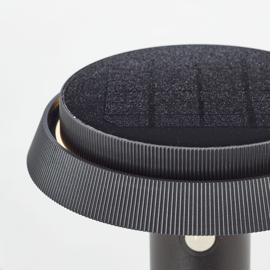 Brilliant - LED соларна лампа с сензор ALVERO LED/4W/3,7V 2000 mAh 50 см IP44 черна