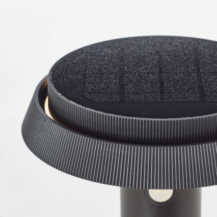 Brilliant - LED соларна лампа с сензор ALVERO LED/4W/3,7V 2000 mAh 70 см IP44 черна