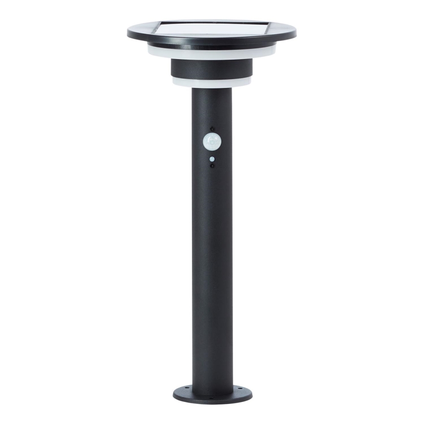Brilliant - LED соларна лампа с сензор GARVINA LED/3W/3,7V 2000 mAh 45 см IP44 черна