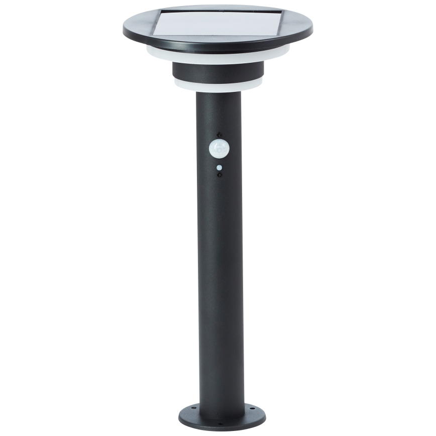 Brilliant - LED соларна лампа с сензор GARVINA LED/3W/3,7V 2000 mAh 45 см IP44 черна