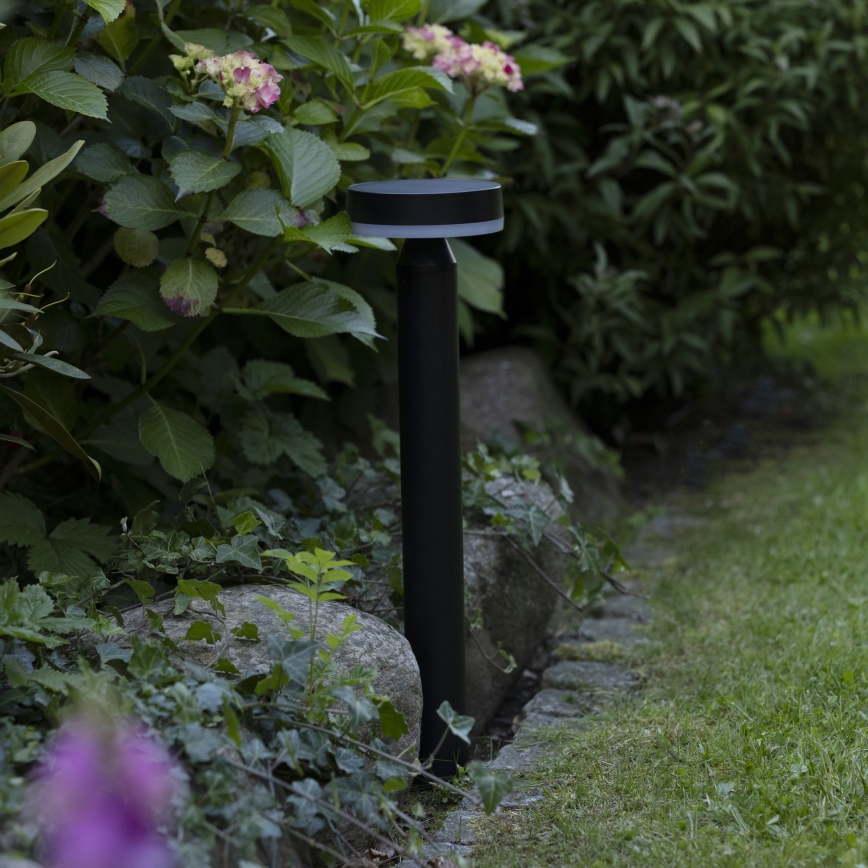 Brilliant - LED соларна лампа със сензор MAGUA LED/4W/3,7V 2000 mAh 50,2 см IP44 черна