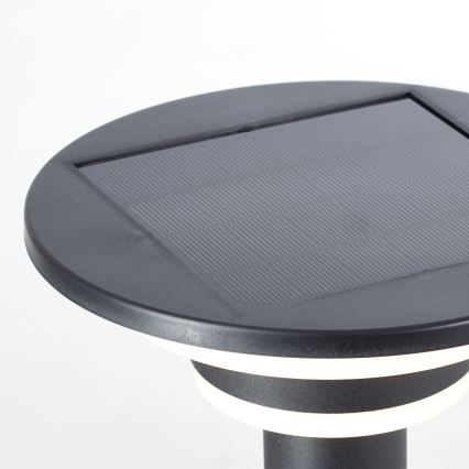 Brilliant - LED Соларна лампа със сензор GARVINA LED/3W/3,7V 85 см IP44 черен
