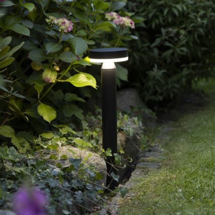 Brilliant - LED Соларна лампа със сензор MAGUA LED/4W/3,7V 50,2 см IP44 черен