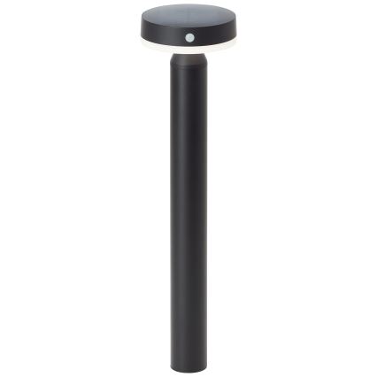 Brilliant - LED Соларна лампа със сензор MAGUA LED/4W/3,7V 50,2 см IP44 черен