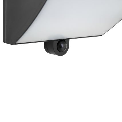 Brilliant - LED соларен стенен осветител със сензор SIERRA LED/6W/3,7V 2700/4000/6500K 2000 mAh IP54 черен