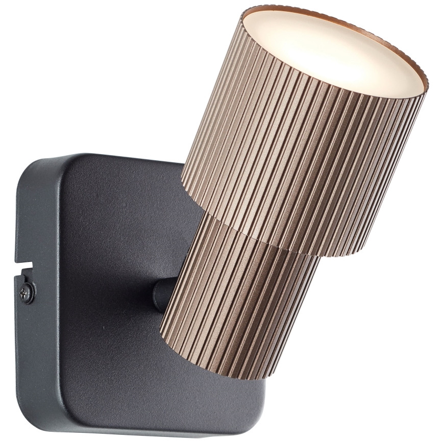 Brilliant - LED Стенен спот CADIZ 1xGU10/5W/230V бронзов