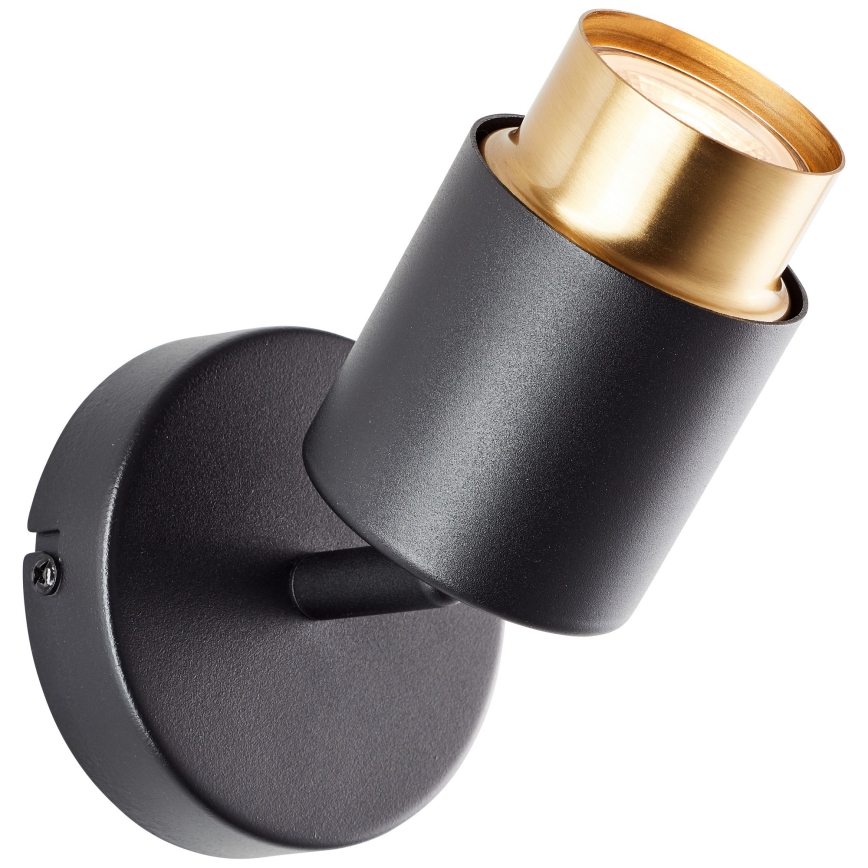 Brilliant - LED стенен спот осветително тяло COVELO 1xGU10/5W/230V черно/златно