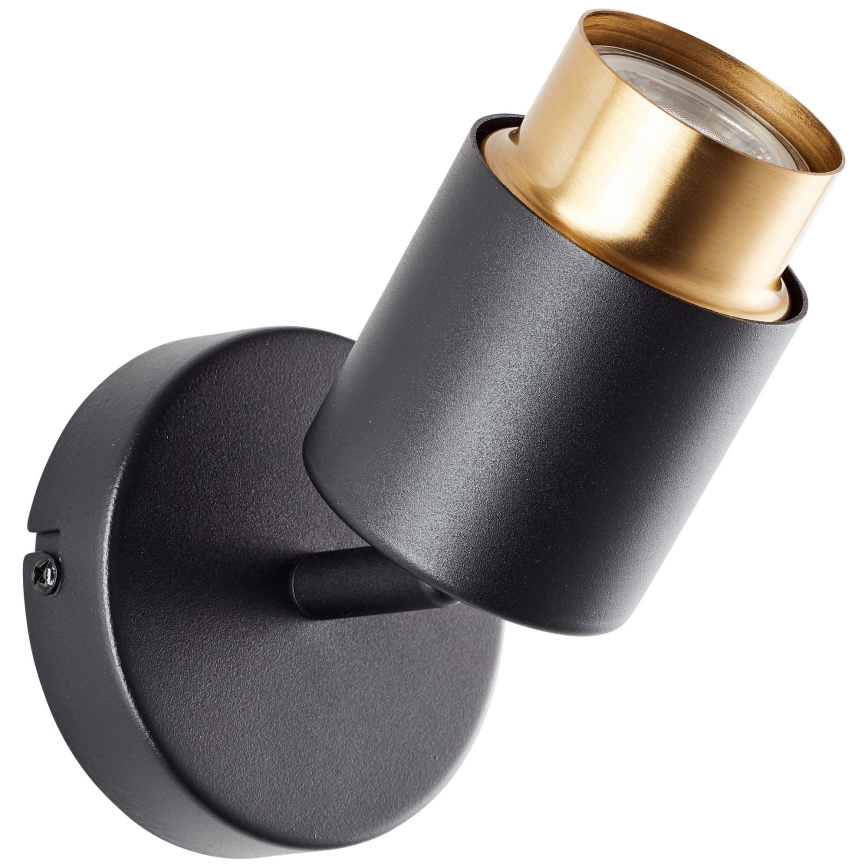 Brilliant - LED стенен спот осветително тяло COVELO 1xGU10/5W/230V черно/златно