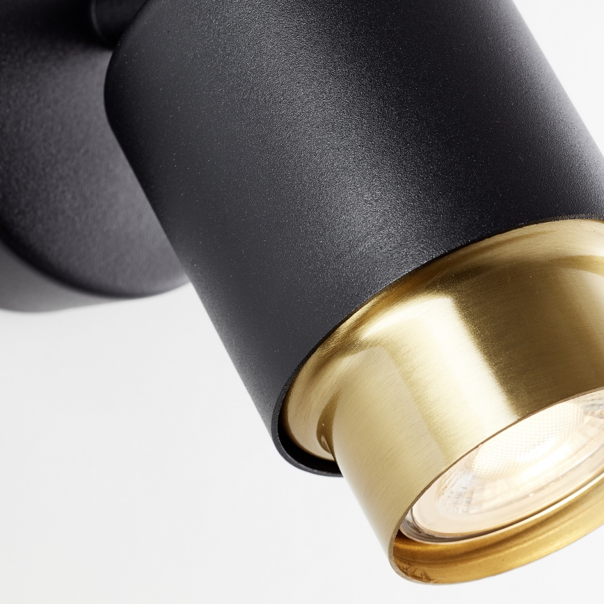 Brilliant - LED стенен спот осветително тяло COVELO 1xGU10/5W/230V черно/златно