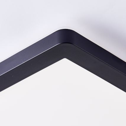 Brilliant - LED таванен плафон MILTON LED/24W/230V 42x42 cm черен