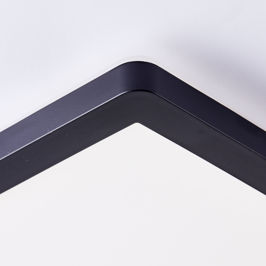 Brilliant - LED таванен плафон MILTON LED/24W/230V 42x42 cm черен