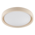Brilliant - LED таванен плафон SONORA, 12 W, 230 V, 3000 K (топла бяла), Ø 31 см, бежов