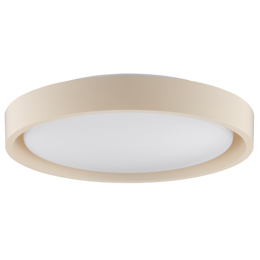 Brilliant - LED таванен плафон SONORA, 12 W, 230 V, 3000 K (топла бяла), Ø 31 см, бежов