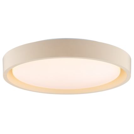 Brilliant - LED таванен плафон SONORA, 12 W, 230 V, 3000 K (топла бяла), Ø 31 см, бежов