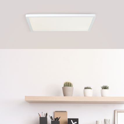 Brilliant - LED таванно осветително тяло MILTON LED/24W/230V 42x42 см бяло