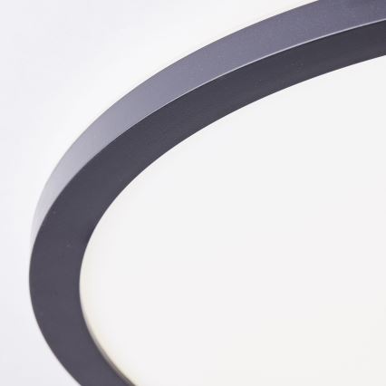 Brilliant - LED таванно осветително тяло MILTON LED/24W/230V Ø 42 см, черно