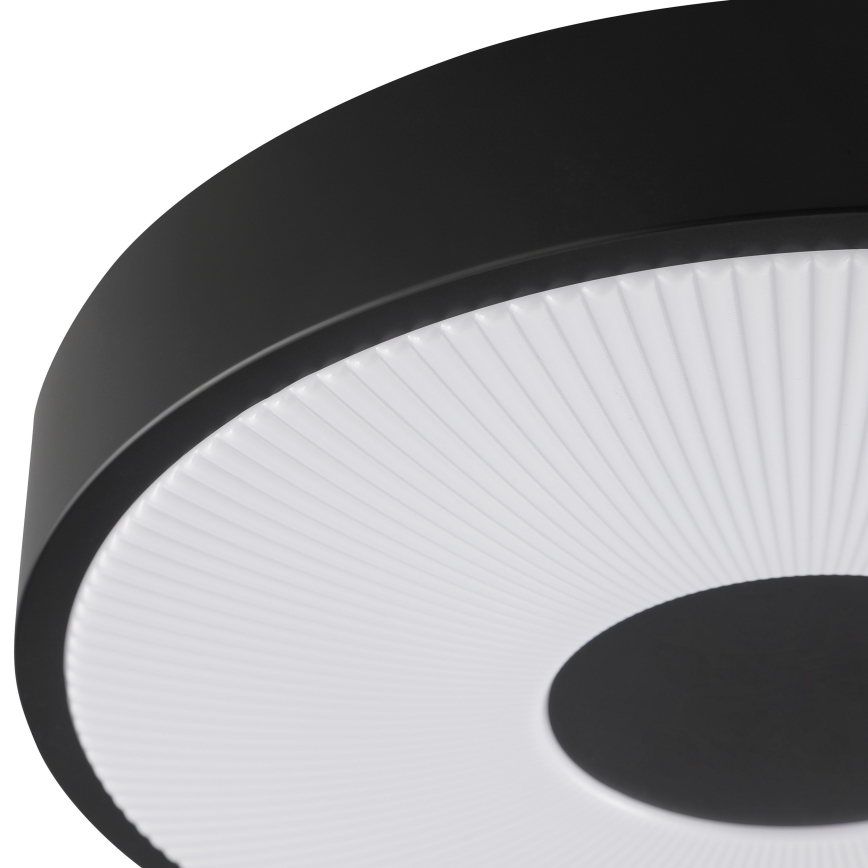 Brilliant - LED таванно осветително тяло RAKIN LED/18W/230V Ø 33,5 cm черно