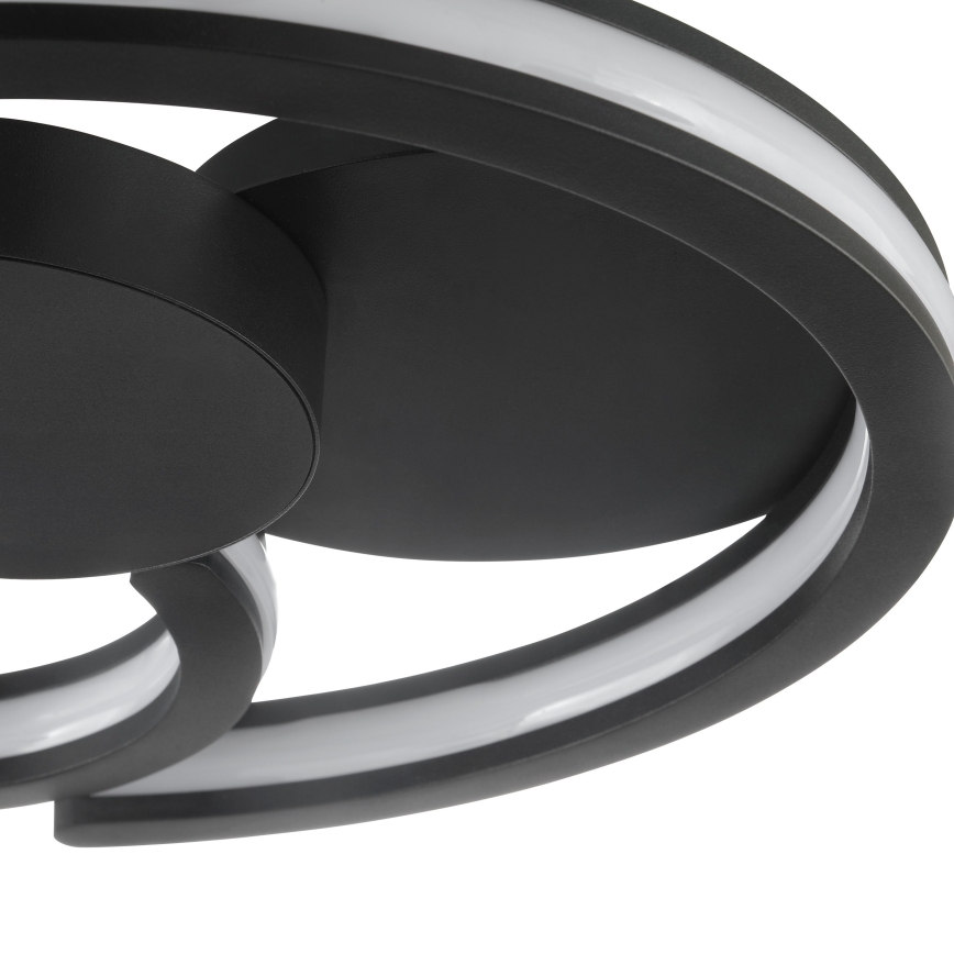 Brilliant - LED таванно осветително тяло REVOLA LED/33W/230V 3000/4000/6500K Ø 40 см черно