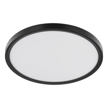 Brilliant - LED таванно осветително тяло с сензор за движение и здрач GALO LED/26W/230V Ø 40 см, черно