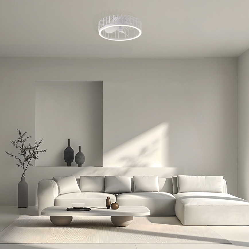 Brilliant - LED димируем таванен осветител с вентилатор CAPO LED/36W/230V 2700-6500K диаметър 48 см бял + дистанционно управление
