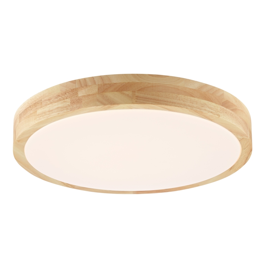 Brilliant - LED таванно осветително тяло за баня MOREEN LED/18W/230V 2700/4000/6500K Ø 34 см IP44 каучуково дърво