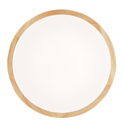 Brilliant - LED таванен плафон за баня MOREEN LED/18W/230V 2700/4000/6500K диам. 34 см IP44 каучуково дърво