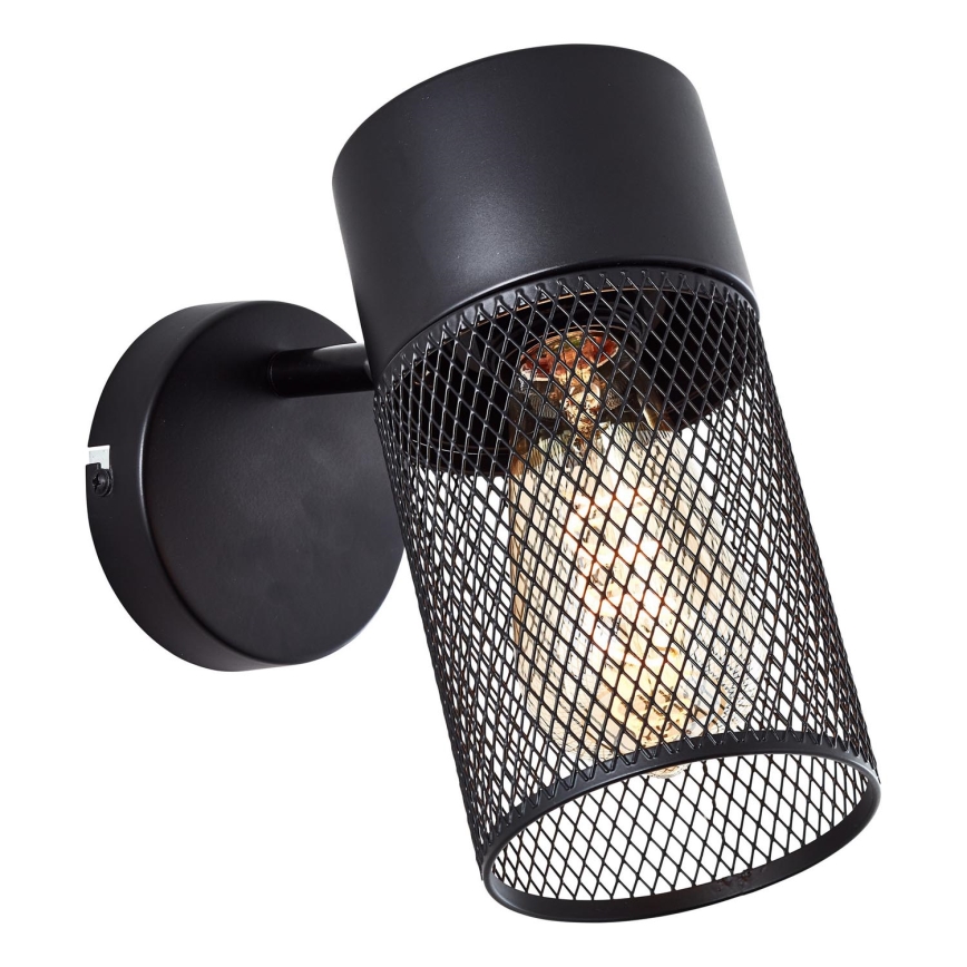 Brilliant - Настенно спот осветително тяло KAMOLO 1xE27/40W/230V черно