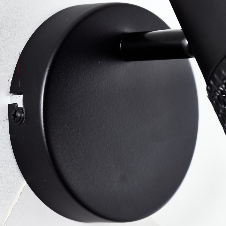 Brilliant - Настенно спот осветително тяло KAMOLO 1xE27/40W/230V черно