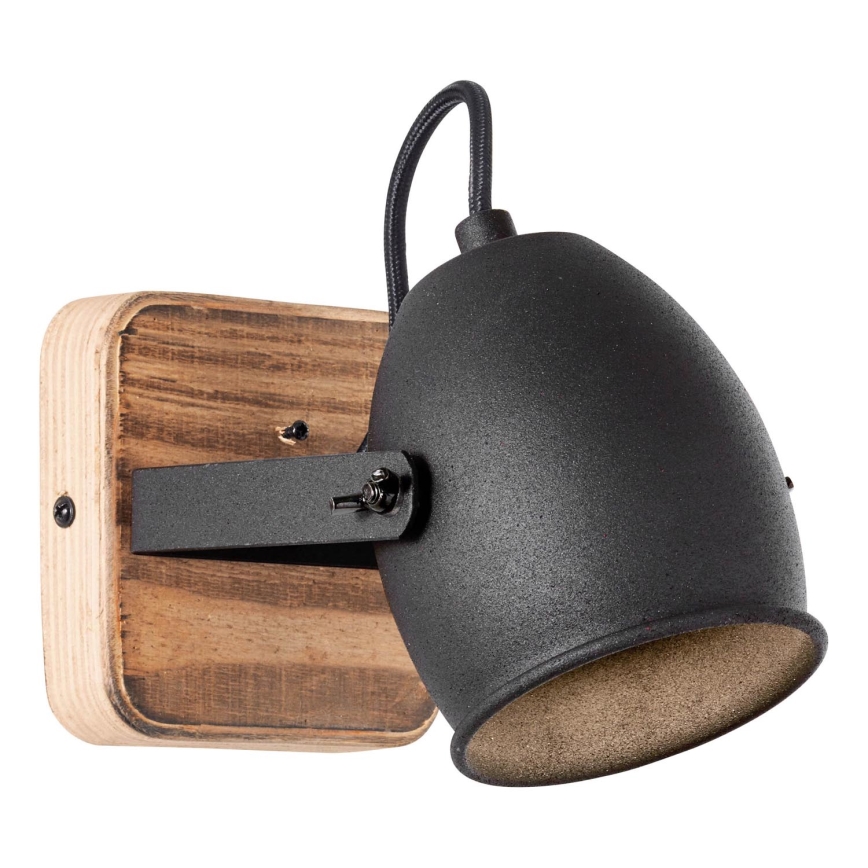 Brilliant - Настенно точково осветително тяло CROWTON 1xGU10/6W/230V бор