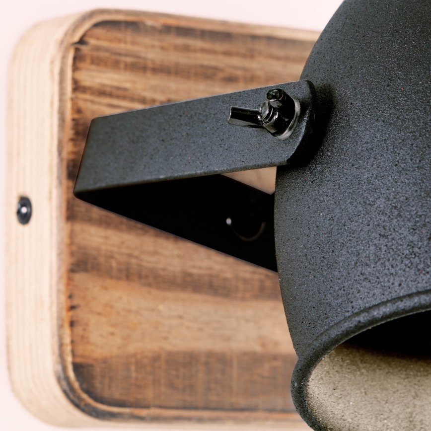 Brilliant - Настенно точково осветително тяло CROWTON 1xGU10/6W/230V бор