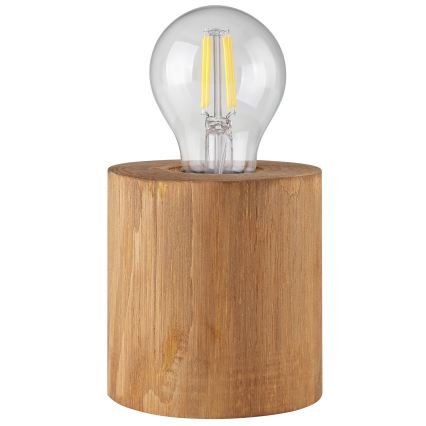 Brilliant - Настолна лама WOODRA 1xE27/20W/230V, борова дървесина