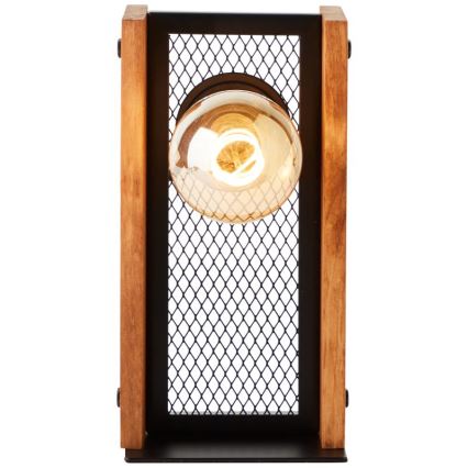 Brilliant - Настолна лампа CALANDRA 1xE27/42W/230V бор
