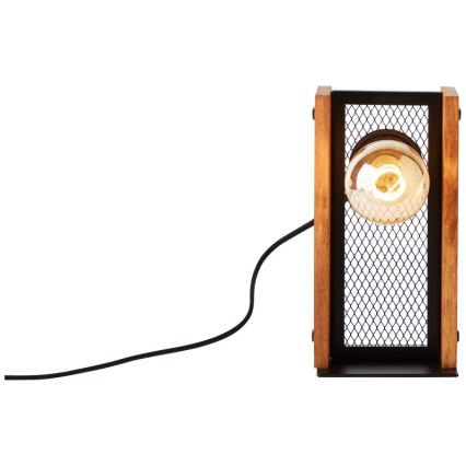 Brilliant - Настолна лампа CALANDRA 1xE27/42W/230V бор