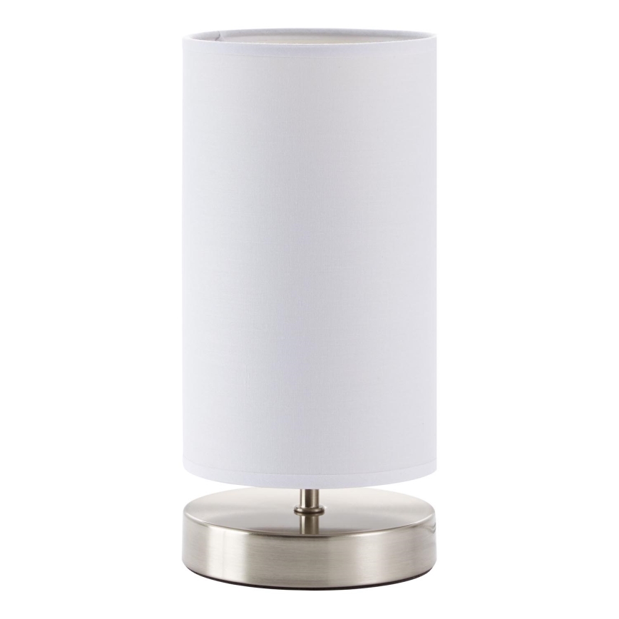 Brilliant - Настолна лампа CLARIE 1xE14/40W/230V матов хром/бял