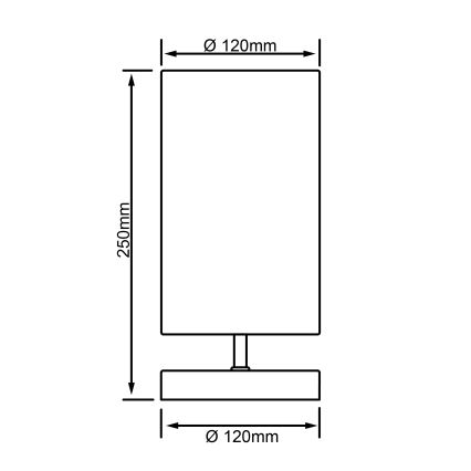 Brilliant - Настолна лампа CLARIE 1xE14/40W/230V матов хром/бял