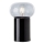 Brilliant - Настолна лампа KNUT 1xE27/25W/230V черен/прозрачен