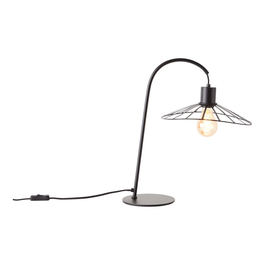 Brilliant - Настолна лампа LEIKA 1xE27/52W/230V черен