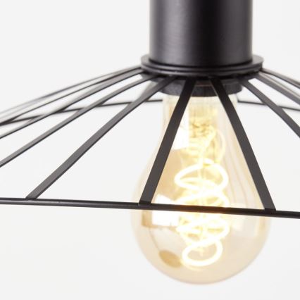 Brilliant - Настолна лампа LEIKA 1xE27/52W/230V черен