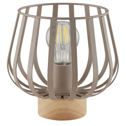 Brilliant - Настолна лампа NORDIC CAGE 1xE27/20W/230V бежова