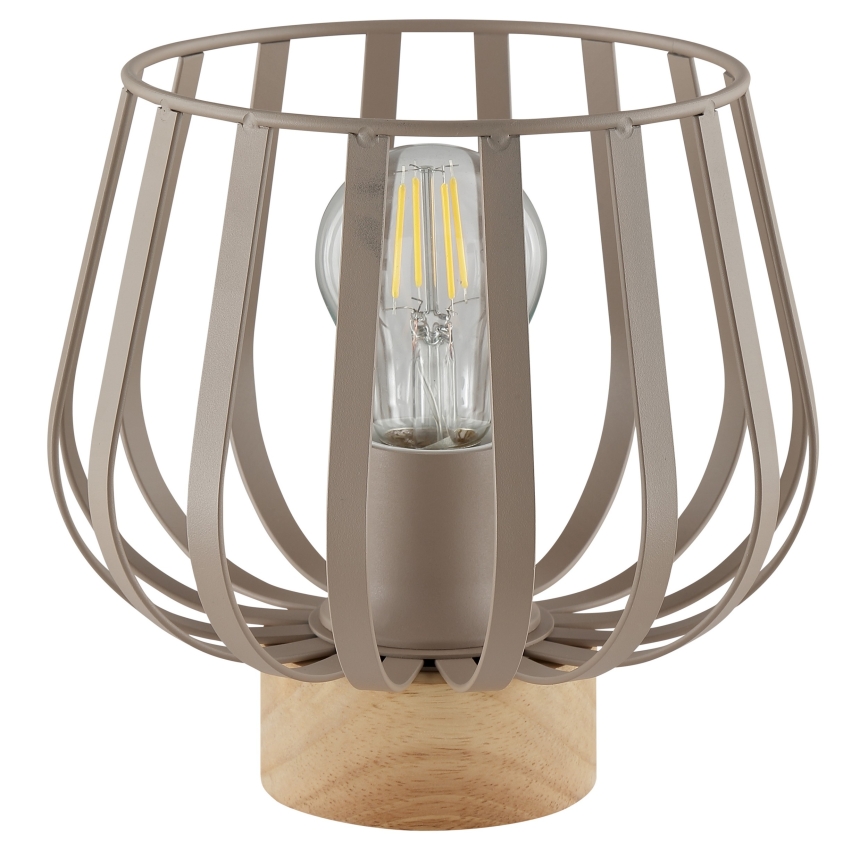 Brilliant - Настолна лампа NORDIC CAGE 1xE27/20W/230V бежова