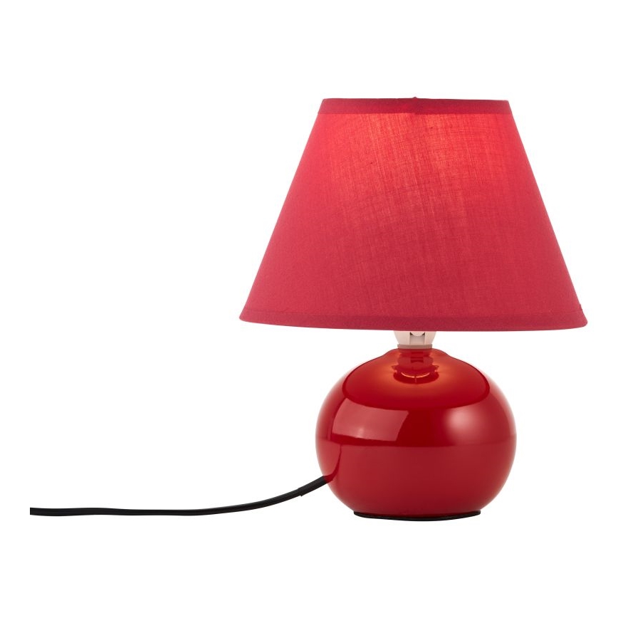 Brilliant - Настолна лампа PRIMO 1xE14/40W/230V керамика/червен