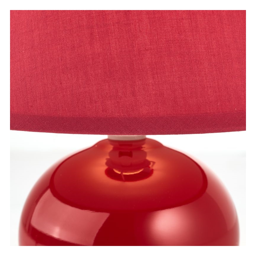 Brilliant - Настолна лампа PRIMO 1xE14/40W/230V керамика/червен
