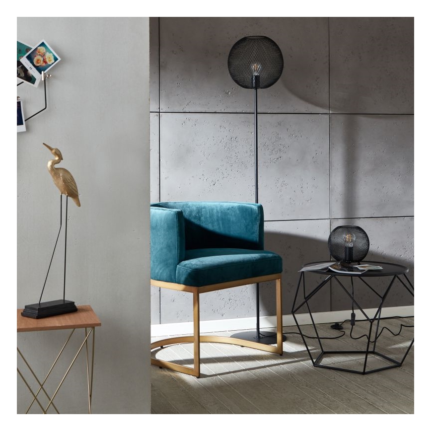 Brilliant - Настолна лампа SOCO 1xE27/60W/230V черен