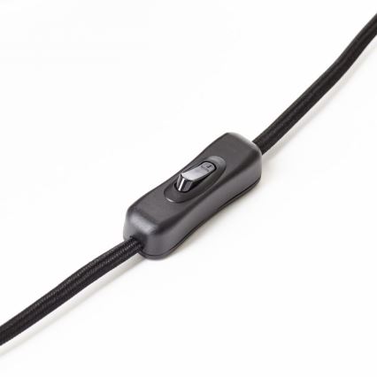 Brilliant - Настолна лампа SOCO 1xE27/60W/230V черен